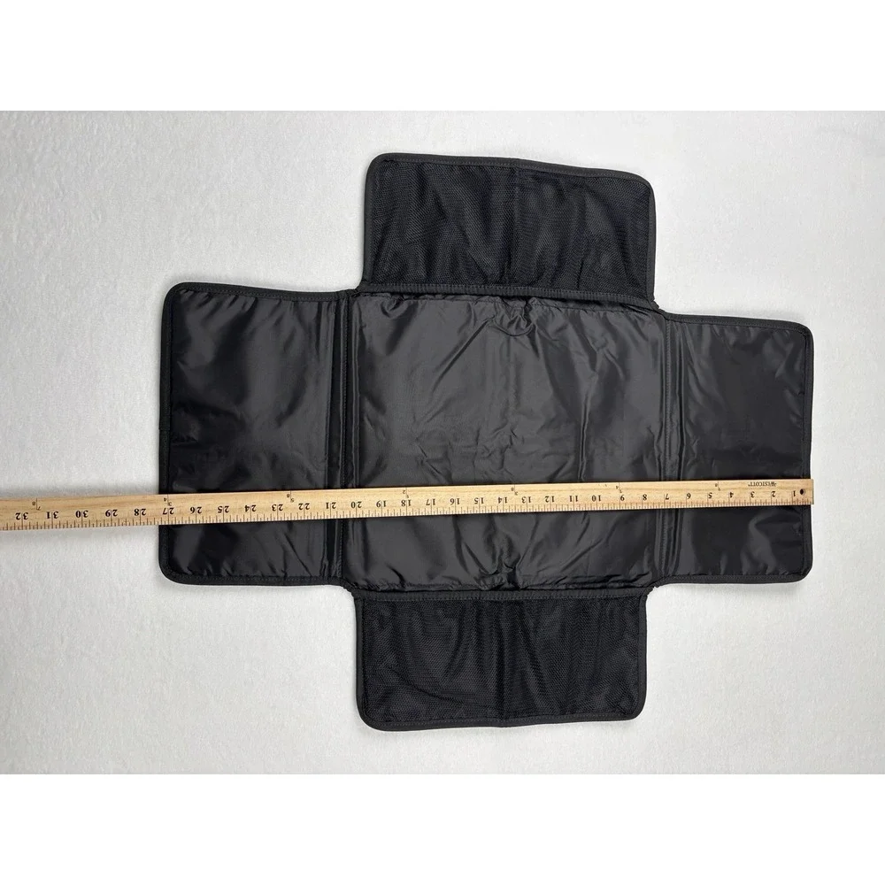 Kate Spade New York Black Nylon Foldable Baby Changing Pad Mat‎